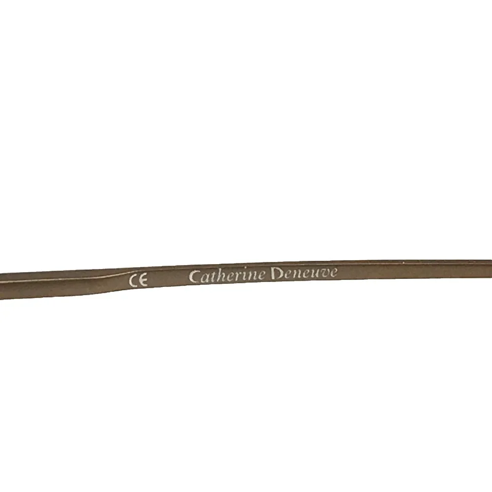 Catherine Deneuve Eyeglasses Frames CD-201 SBRN Satin Brown Crystals 50-19-140